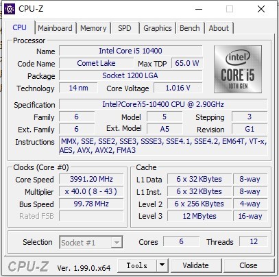 cpu-z官方下载