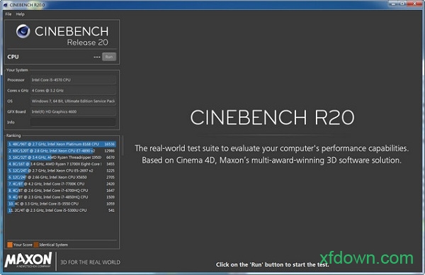 Cinebench R20中文版